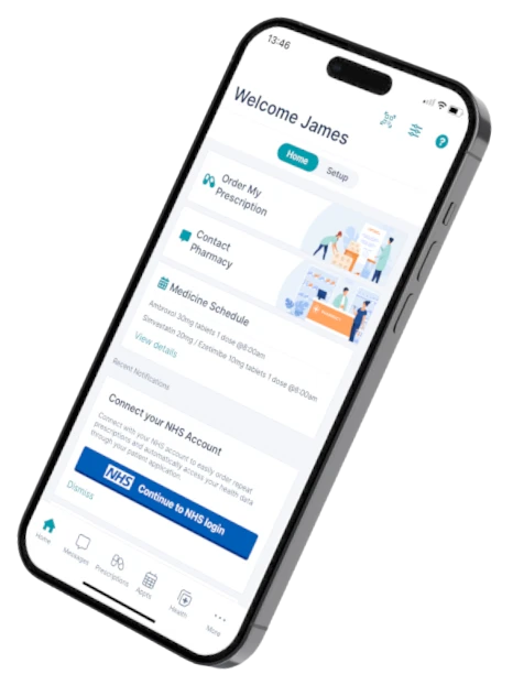 BeWell app screen on mobile phone